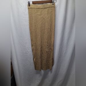 Shein large ribbed skirt side slits